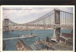 71835089 New_York_City Manhattan Bridge East River Brooklyn - Other & Unclassified