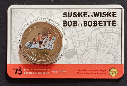 BELGIQUE 2020 / COINCARD 5 € COULEUR / 75 ANS DE BOB ET BOBETTE _ SUSKE EN WISKE  / NL - Bélgica