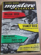 Ellery Queen Mystère Magazine N157 Voir Sommaire Editions Opta Février 1961 - Non Classés