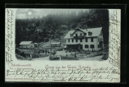 Mondschein-AK Schüttersmühle / Fränk. Schweiz, Gasthaus  - Sonstige & Ohne Zuordnung