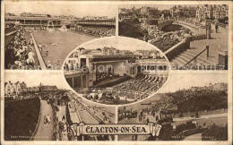 71820086 Clacton-on-Sea Bathing Pool Bridge Pier Approach Promenade Band Pavilio - Andere & Zonder Classificatie