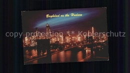 71820011 New_York_City Brooklyn Bridge At Night Baghdad On The Hudson River - Sonstige & Ohne Zuordnung