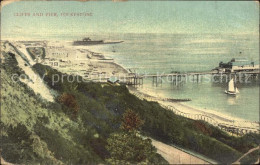 71819979 Folkestone Cliffs And Pier Shepway - Sonstige & Ohne Zuordnung