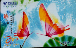 TELECARTE ETRANGERE....PAPILLON.. - Vlinders