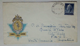 Australie - Enveloppe Premier Jour Avec Timbre Thématique De La Reine Elizabeth II (1955) - Gebruikt