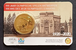 BELGIQUE 2020 / COINCARD 2,5 € / 100 ANS DES JEUX OLYMPIQUES D'ANVERS / NL - Belgien
