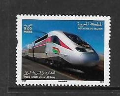 MAROC 2019 TRAINS-TGV  YVERT N°1805 NEUF MNH** - Trains