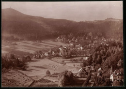 Fotografie Brück & Sohn Meissen, Ansicht Oybin, Blick Auf Den Ort Und Nach Dem Hochwald  - Plaatsen