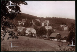 Fotografie Brück & Sohn Meissen, Ansicht Bärenfels I. Erzg., Blick In Den Ort Mit Villa Marie  - Plaatsen