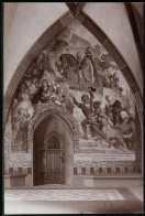 Fotografie Brück & Sohn Meissen, Ansicht Meissen I. Sa., Wand-Gemälde Im Schloss Albrechtsburg  - Orte