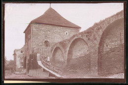 Fotografie Brück & Sohn Meissen, Ansicht Marienberg I. Sa., Zschopauer Tor Und Stadtmauer  - Lieux