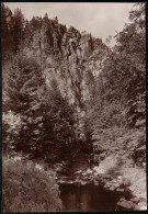 Fotografie Brück & Sohn Meissen, Ansicht Zöblitz / Schwarzwassertal, Ringmauer  - Lieux