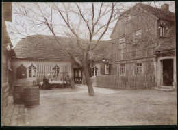 Fotografie Brück & Sohn Meissen, Ansicht Meissen I. Sa., Blick In Den Innenhof Der Weinschänke Gebhards  - Orte