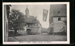 AK Runkel A. D. Lahn, Äusseres Burgtor Von Westen  - Other & Unclassified