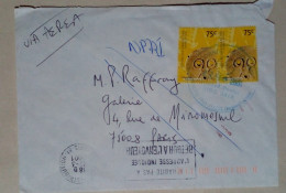 Argentine - Enveloppe Aérienne Avec Timbres Sur Les Peuples Autochtones (2001) - Used Stamps