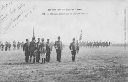 54)   TOUL  -  Revue Du 14 Juillet 1904 MM Les Officiers Décorés Par Le Général Panard - Toul