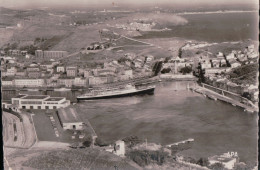 Cpsm 66  Port Vendres Vue Panoramique Au Fond Collioure Et Argelès Sur Mer - Port Vendres