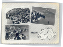10668592 Weggis Vierwaldstaettersee Weggis Fliegeraufnahme X Weggis - Andere & Zonder Classificatie