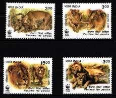 Indien 1704-1707 Postfrisch Wildtiere #IH453 - Sonstige & Ohne Zuordnung