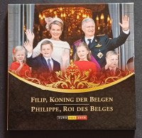 BELGIQUE 2014 / SET FDC 8 VALEURS + 1 MEDAILLE / PHILIPPE,  ROI DES BELGES - Belgique