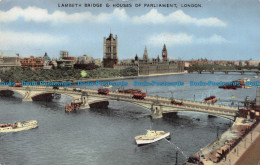 R112967 Lambeth Bridge And Houses Of Parliament. London. Dennis. 1961 - Sonstige & Ohne Zuordnung