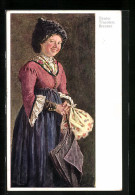 Cartolina Brenner, Italienerin In Tiroler Tracht  - Unclassified