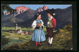 Cartolina Dolomiti, Costumi Di Pusteria  - Non Classés