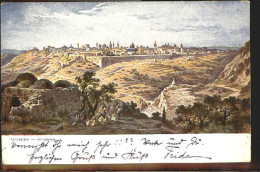 10614742 Israel Israel Jerusalem KuenstlerF. Perlberg Gestempelt 1909  - Israele