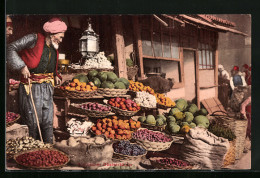 AK Bosnischer Obstverkäufer Auf Dem Markt  - Non Classés