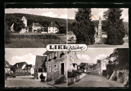 AK Liel / Baden, Gasthaus Zur Sonne, Denkmal, Termalquelle, Kirche  - Baden-Baden