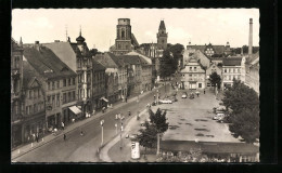 AK Cottbus, Altmarkt Aus Der Vogelschau  - Cottbus