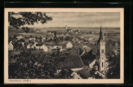 AK Mainburg / Ndb., Totale Vom Berg Aus Gesehen  - Mainburg