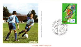 FDC 1996 FOOTBALL DRIBBLE - 1990-1999