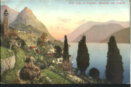 10599447 Lugano TI Lugano Schloss Ungelaufen Ca. 1920 Lugano - Otros & Sin Clasificación