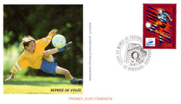 FDC 1998 FOOTBALL REPRISE DE VOLLEY - 1990-1999