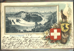 10582137 Schaffhausen SH Schaffhausen (Stempelabschlag) Rheinfall Wappen Praeged - Andere & Zonder Classificatie