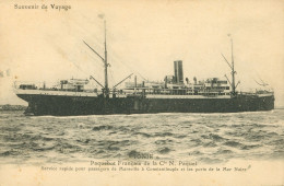 13)   IONIE  Paquebot Français De Cie N. Paquet - Service Rapide Pour Passagers De Marseille à Constantinople - Oude Haven (Vieux Port), Saint Victor, De Panier