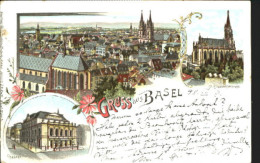 10582075 Basel BS Basel Theater Kirche X 1898 Basel - Andere & Zonder Classificatie