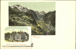 10582061 Wengen__BE Wengen Hotel Pension Ungelaufen Ca. 1900 - Other & Unclassified