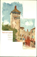 10582033 Rheinfelden AG Rheinfelden Obertorturm KuenstlerF. Voellmy Ungelaufen C - Autres & Non Classés