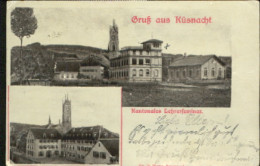 10581981 Kuesnacht Kuesnacht Lehrerseminar Praegedruck Ungelaufen Ca. 1900 Kuesn - Sonstige & Ohne Zuordnung