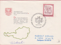 FDC 1974 - Mi.1439 (10) : Freimarke : Schönes Österreich - Bludenz , Vorarlberg , SST 9010 Klagenfurt - FDC