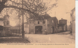 SAINT LAURENT DE COGNAC ENTREE DU BOURG A GAUCHE LE MONUMENT AU MORTS TBE - Otros & Sin Clasificación