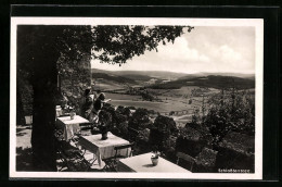 AK Reichelsheim I. Odw., Kurhaus Schloss Reichenberg Mit Hofgut Fronhof, Blick Von Der Schlossterrasse  - Otros & Sin Clasificación