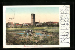 AK Borkum, Blick V. D. Innenweide  - Borkum