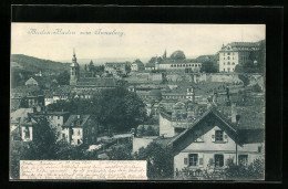 AK Baden-Baden, Blick Vom Annaberg  - Baden-Baden