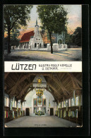 AK Lützen, Gustav Adolf-Kapelle Und Denkmal  - Lützen
