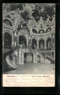 AK Wiesbaden, Foyer Im Kgl. Hoftheater  - Théâtre