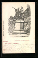 AK Ebernburg, Hutten- Und Sickingen-Denkmal  - Autres & Non Classés