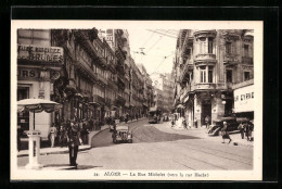 CPA Alger, La Rue Michelet Vers La Rue Hoche  - Algiers